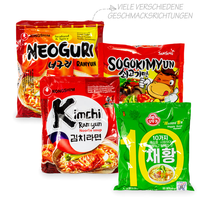 Guksu - Votre boîte de nouilles coréennes par pack de 8 